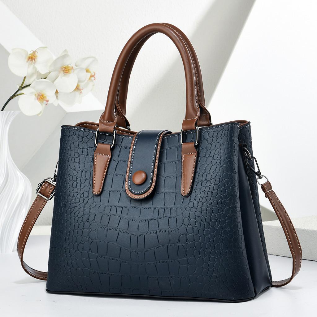 Fashionable Pu Handbag With Zipper Flap And Card Pocket For Womens Daily Use