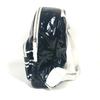 CHANEL LA PAUSA Bag Backpack Bicolor Backpack PVC Black/White