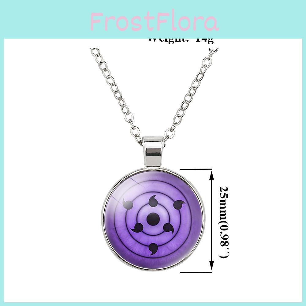 Naruto Time Gem Round Pendant Necklace Simple Unisex Jewelry Ideal Gift