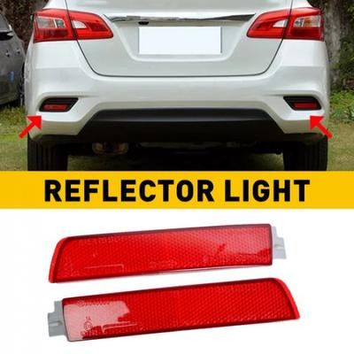 Pair Rear Bumper Reflector Light For Nissan Sentra 2013 14 15 16-2018 Left&Right