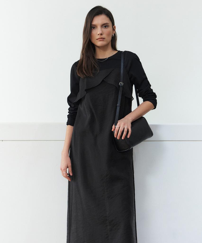 Artid See-Through Layered Sleeveless Dress_2 Colors