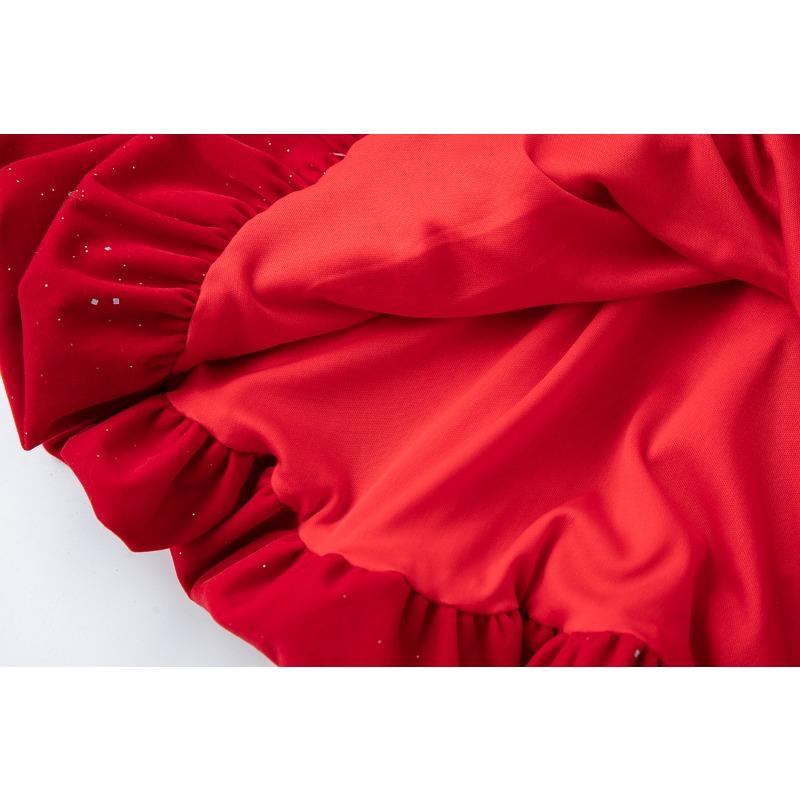 Summer Women Sexy Strapless Open Back Beading Velvet Slim Mini Short Evening Party Ball Gown Dresses