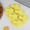 6 Cavity Fruit Shape Chocolate Candy Molds Watermelon Strawberry Lemon Pineapple Fruit Silicone Mold Ice Cube Tray