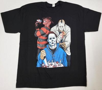 HORROR MOVIE T-shirt Scary Film Halloween Characters Men's Tee New Unisex T-Shirt