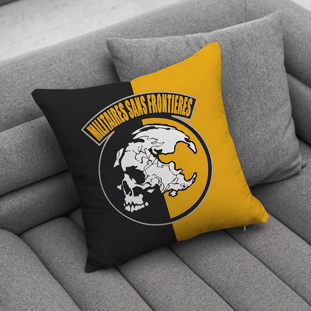 MMetal Gear SSolid Creative patterned pillowcases for interior decoration office living room home