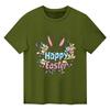 Children's Printed Short Sleeved Round Neck Casual Comfortable Loose Lightweight Top