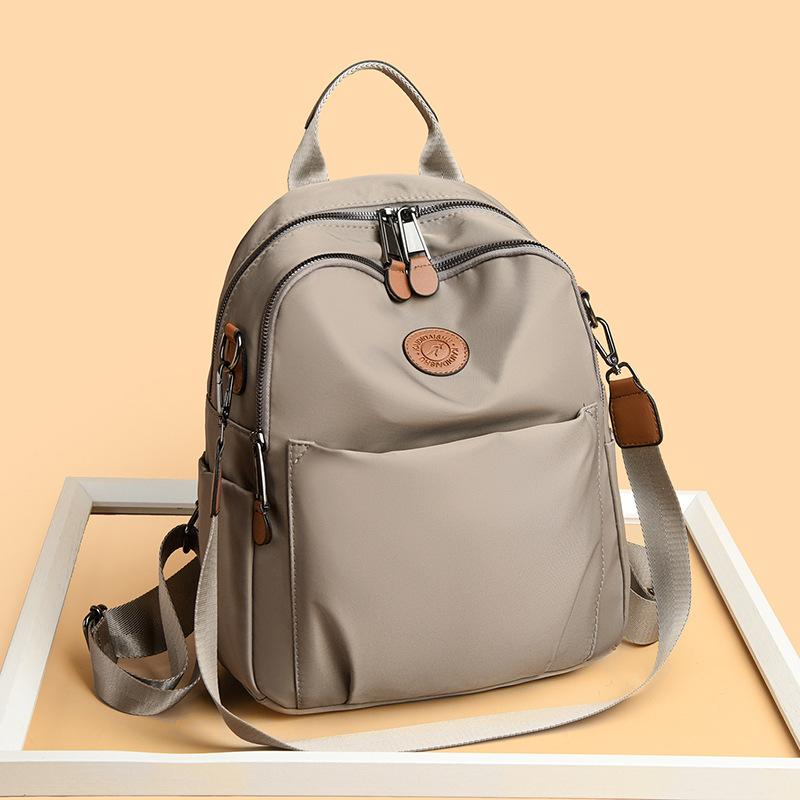 Oxford Backpack Women's Fashionable Casual School Bag Lightweight Travel Rucksack with Adjustable Strap