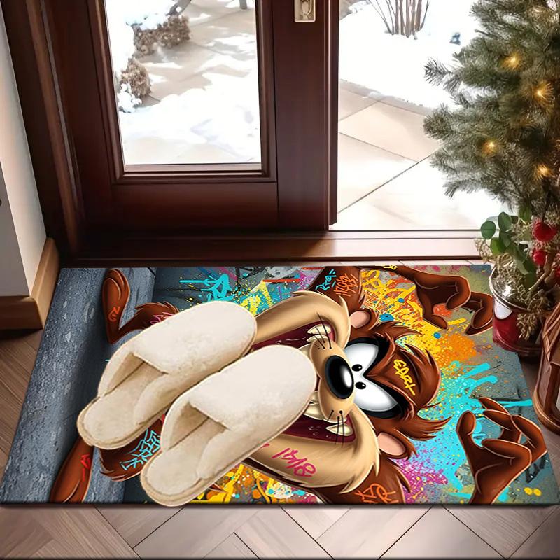 Tazmanian Devil's Fury Area Rug Suitable for Indoor And Outdoor,Carpets for Kitchens, Homes, Offices, Living Rooms,Home Decor,Christmas Gift
