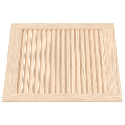 Slatted Design Cabinet Door 61.5 X 49.4 Cm Solid Pine Wood