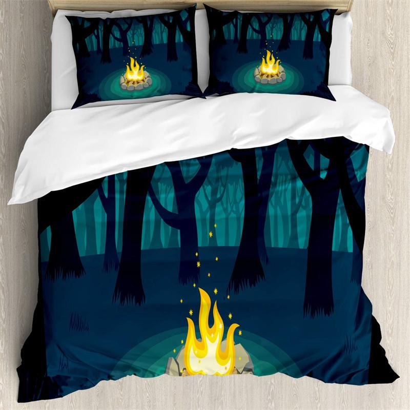 Adventure Duvet Cover Marine Theme Adventure Motivational Words Bedding Set With Pillowcase Full King For Kids Adults Room Decor