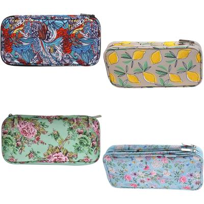 Knitting Needle Case Waterproof Oxfords Materials Multiple Compartment Craft Organizers for Travel and Home Use