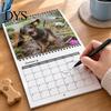 Thick Paper Activity Tracker Naughty Dachshunds Wall Calendar 2027, Funny Sausage Dog 12-Month Calendar, Hilarious Lover Gift Ideas Monthly