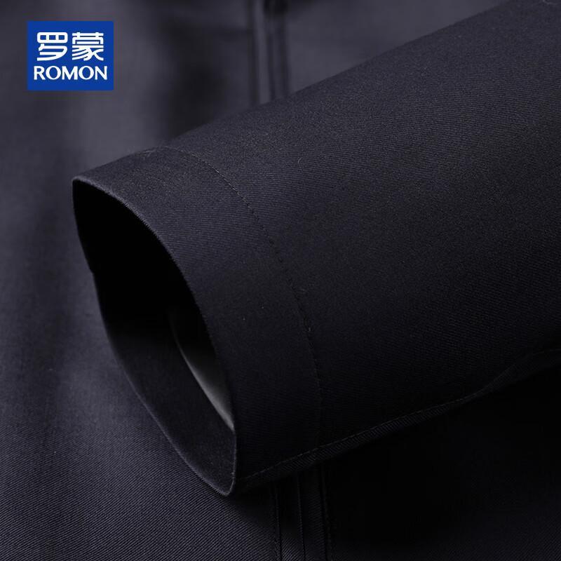 Romon Men's Executive Wool Jacket with Detachable Goose Down Liner