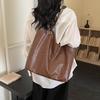 Woven Pattern Tote Bag Large Capacity PU Chain Bag Women's Shoulder Bag