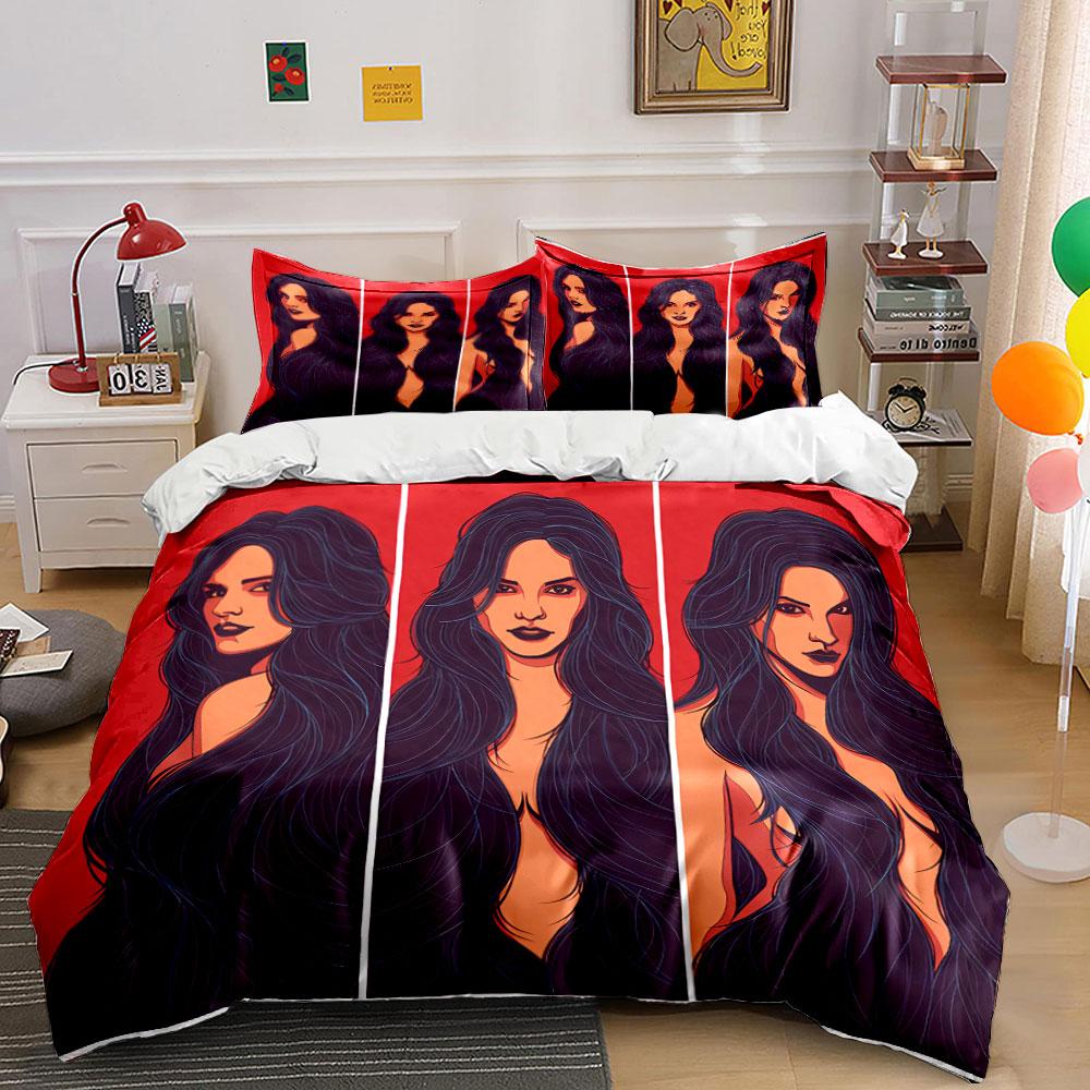 Elegant Woman Trio Art Set Bedding Duvet Cover Set Duvet Cover Pillowcases (1*Duvet Cover 2*Pillowcases, without duvet insert)