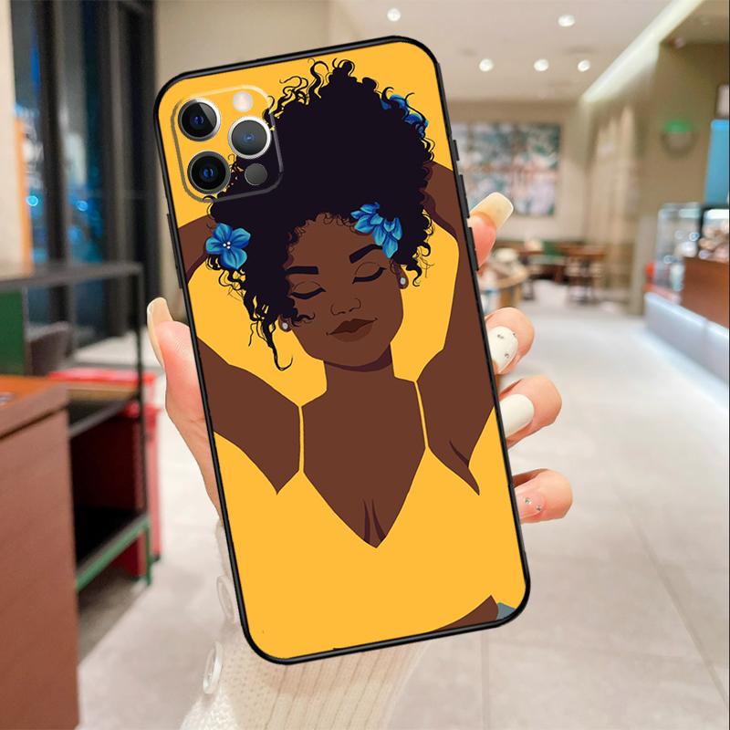 

Melanin Black Lives Matter Phone Case For iPhone 17 Air 16 15 13 11 12 14 Pro Max mini 15 16 Plus 16e Protective Cover iPhone 14 Plus