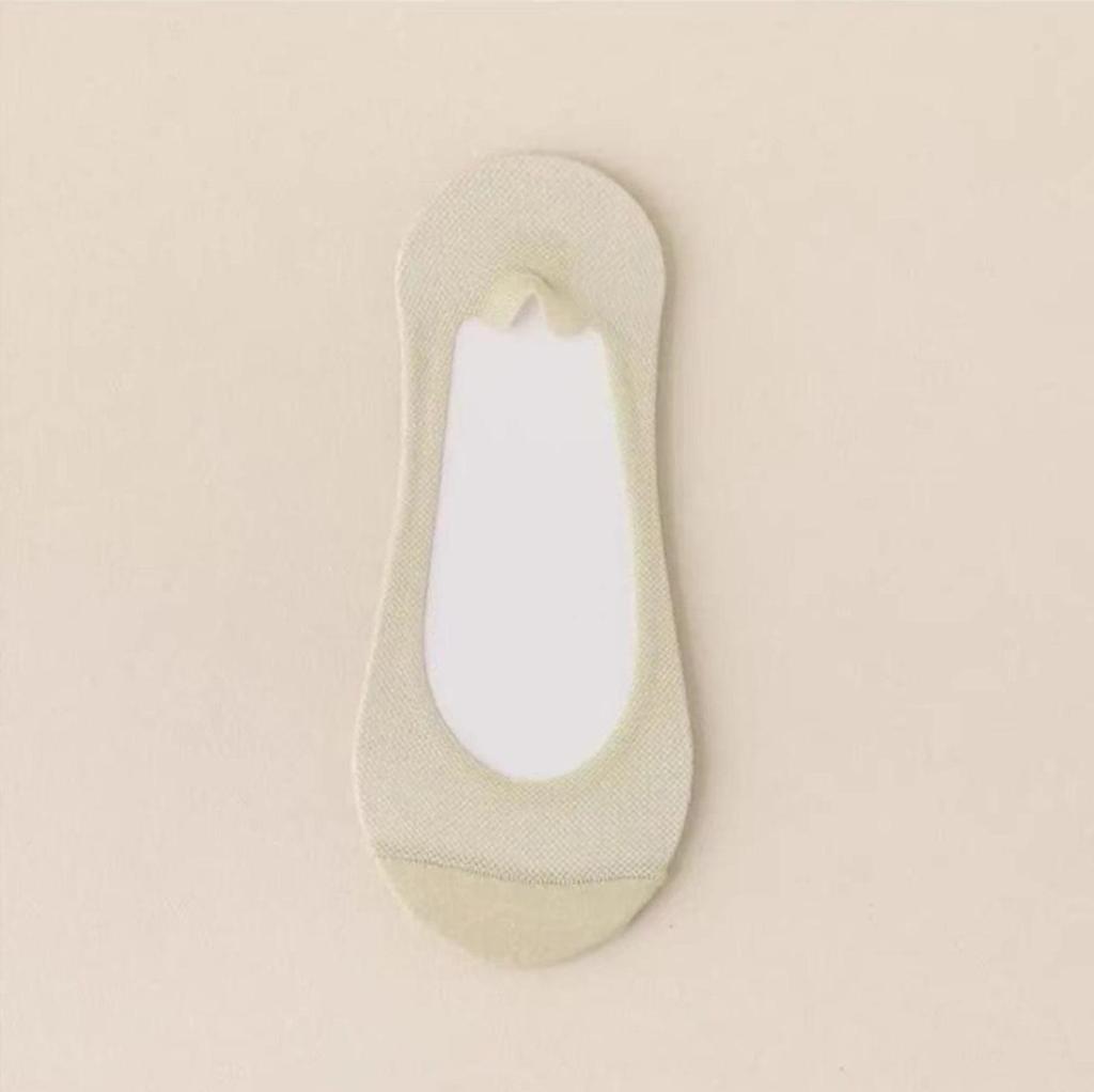 Ice Silk Women's Low-Cut Invisible Socks – Breathable, Anti-Slip, Sweat-Absorbent, Odor-Free for High Heels