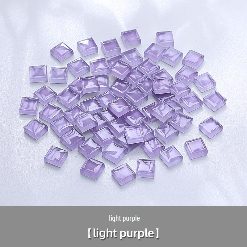 1cm Crystal Glass Colored Stones Mosaic DIY Kit for Kids