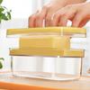 Hand Press Butter Keeper Plastic Cheese Storage Box Durable Butter Slice Container  Fridge