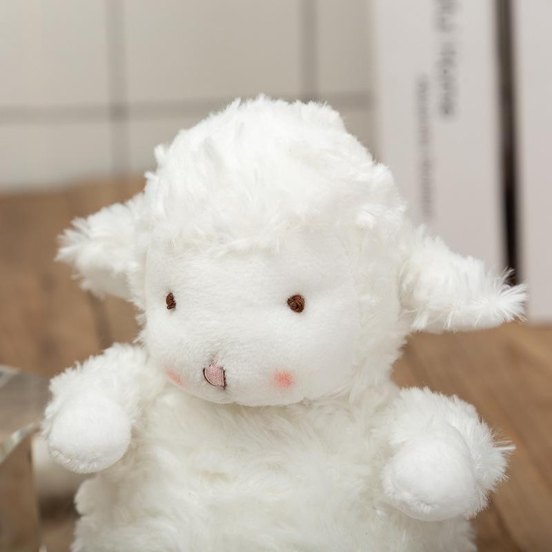 8-inch Claw Machine Doll Small Aries Plush Toy Happy Sheep Doll Birthday Gift Creative Wedding Throw Gift
