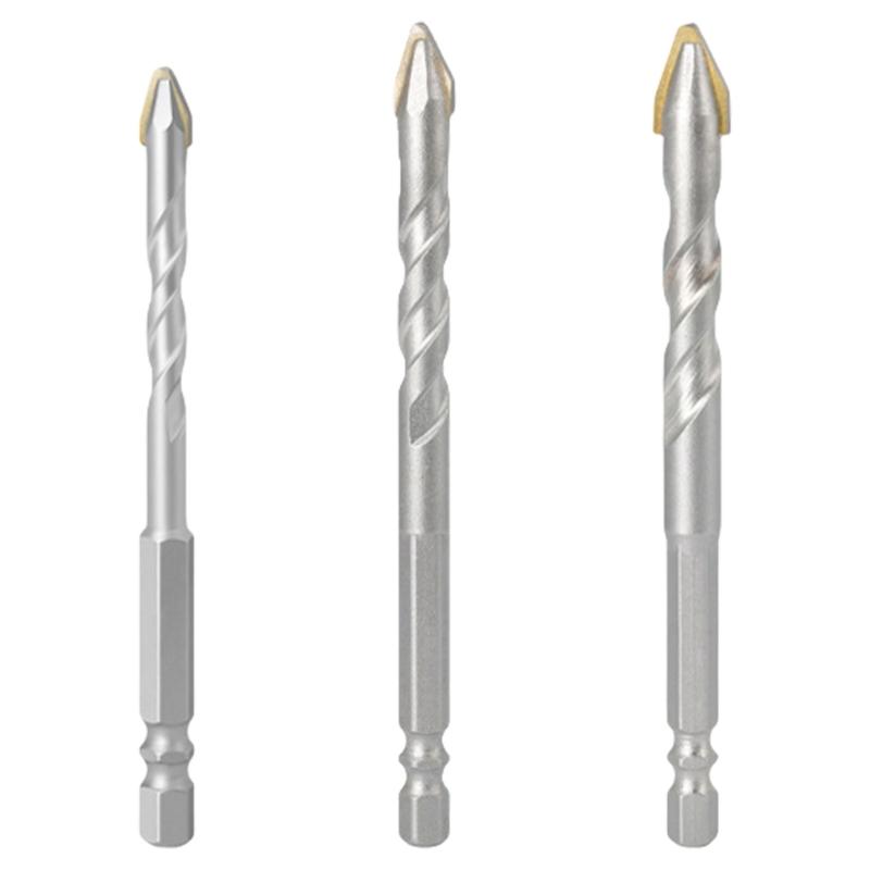 2/3/4/5Pcs Tile Bit Spades Drill Bit Set High Hardness Eccentric Drill Crooked Tip Eccentric Drill Bit Tilted Eccentric