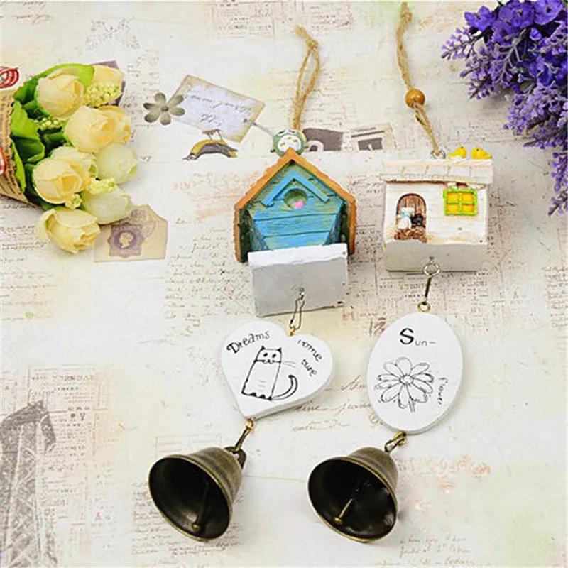 Hausgarten-Ornamente, Vogelhaus, Käfig, Heimdekoration, Windspiele, Baby-Kind-Geschenk, pastorale hängende Heimdekoration PC877384