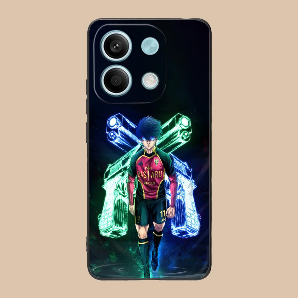 

Blue Lock Isagi Yoichi Matte Mobile Phone Case for POCO F8 F7 F6 F5 F4 F3 F2 Pro GT C75 C71 C65 C61 C40 Pro Ultra Colorful Cover Poco C40