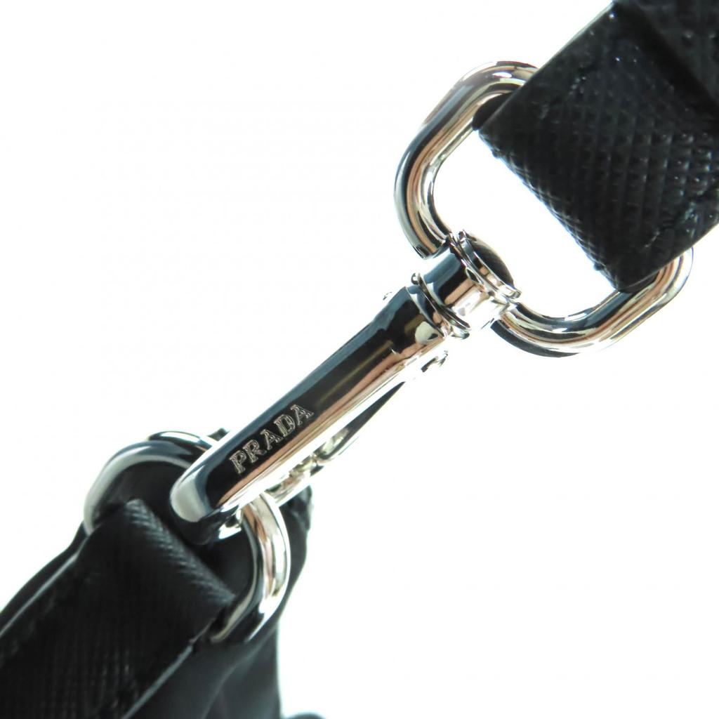 Great PRADA Tote Bag black Nylon Women 1BG189 Used