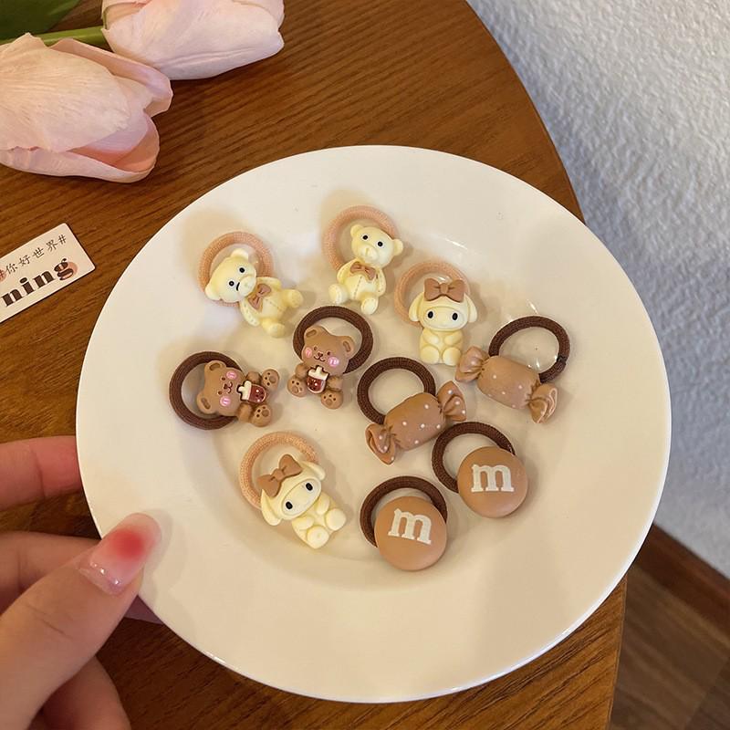 Sommer Niedliche Haargummis für Kinder - Kleine Gummibänder & Baby Haarringe