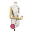 Chanel COCO Mark Matelasse Round Mini Shoulder Bag Lambskin Pink Women A70657 Used