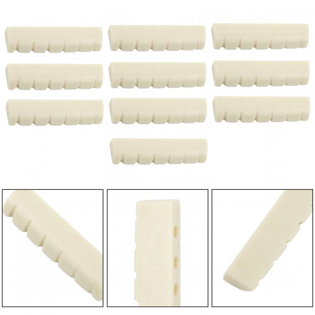 Gitarre Knochensattel Teile Ersatz Sattel Ungebleicht