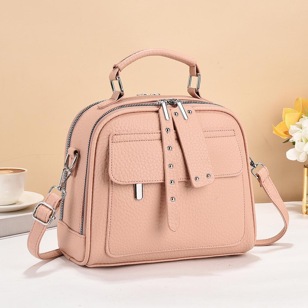 Bag Women's 2025 New Fashion and Simple Shoulder Crossbody Bag Versatile Large Capacity Portable Small Square Bag Women's Bag