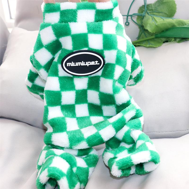 Belly Protection Small Dog Clothes Autumn Winter Teddy Bichon Pomeranian Cat Small Dog Pet Four-Legged Winter Belly Wrap