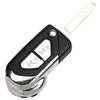 Funda de carcasa para llave de coche plegable con 2 botones para Citroën DS3, cubierta de carcasa para llave VA2 sin cortar