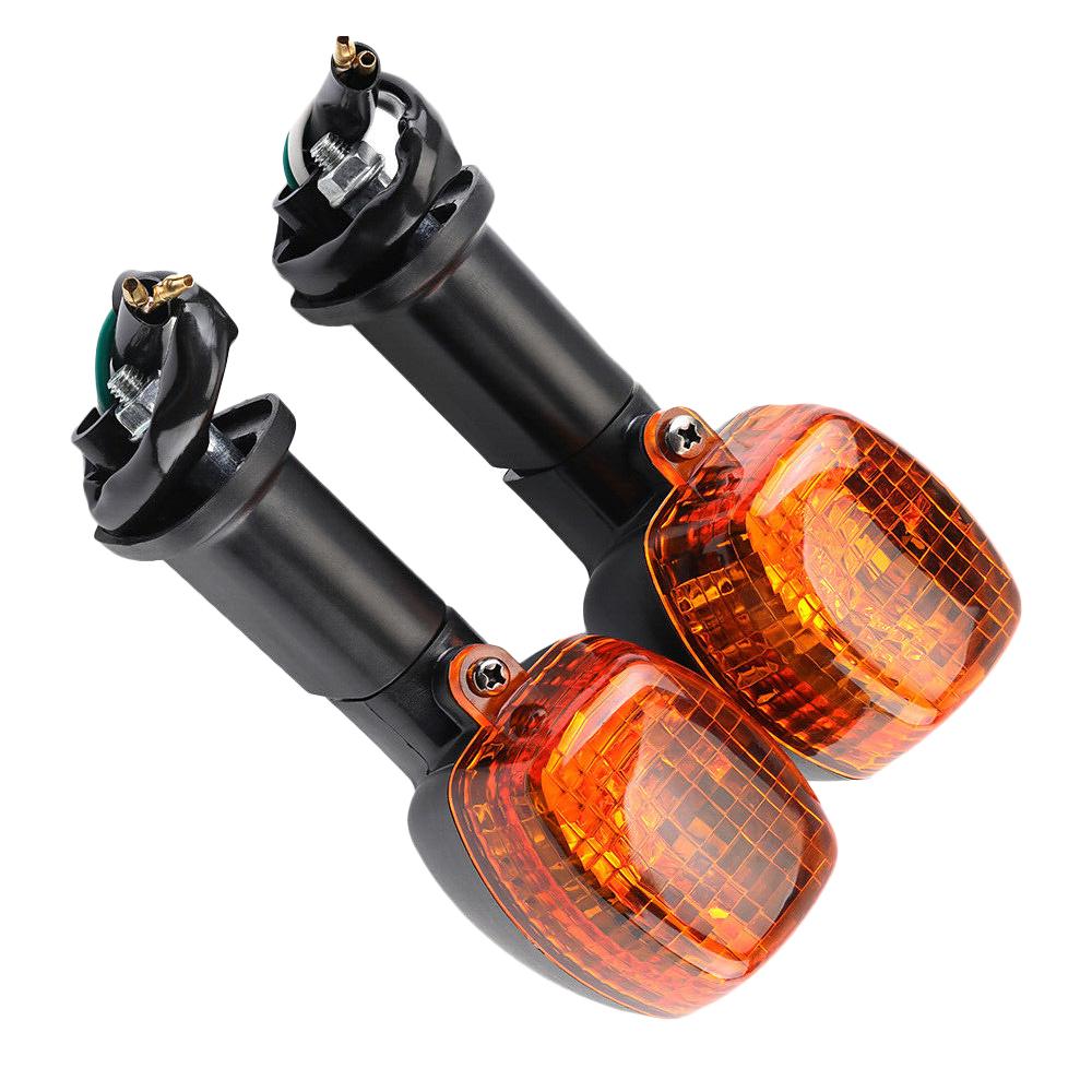 2PCS Motorcycle Rear Turn Signal Lights 12V Fit for KAWASAKI ZX-6 ZX-6R ZX-6RR ZX-7 ZX-7R ZX-7RR ZX-9R ZX-10R ZX-12R