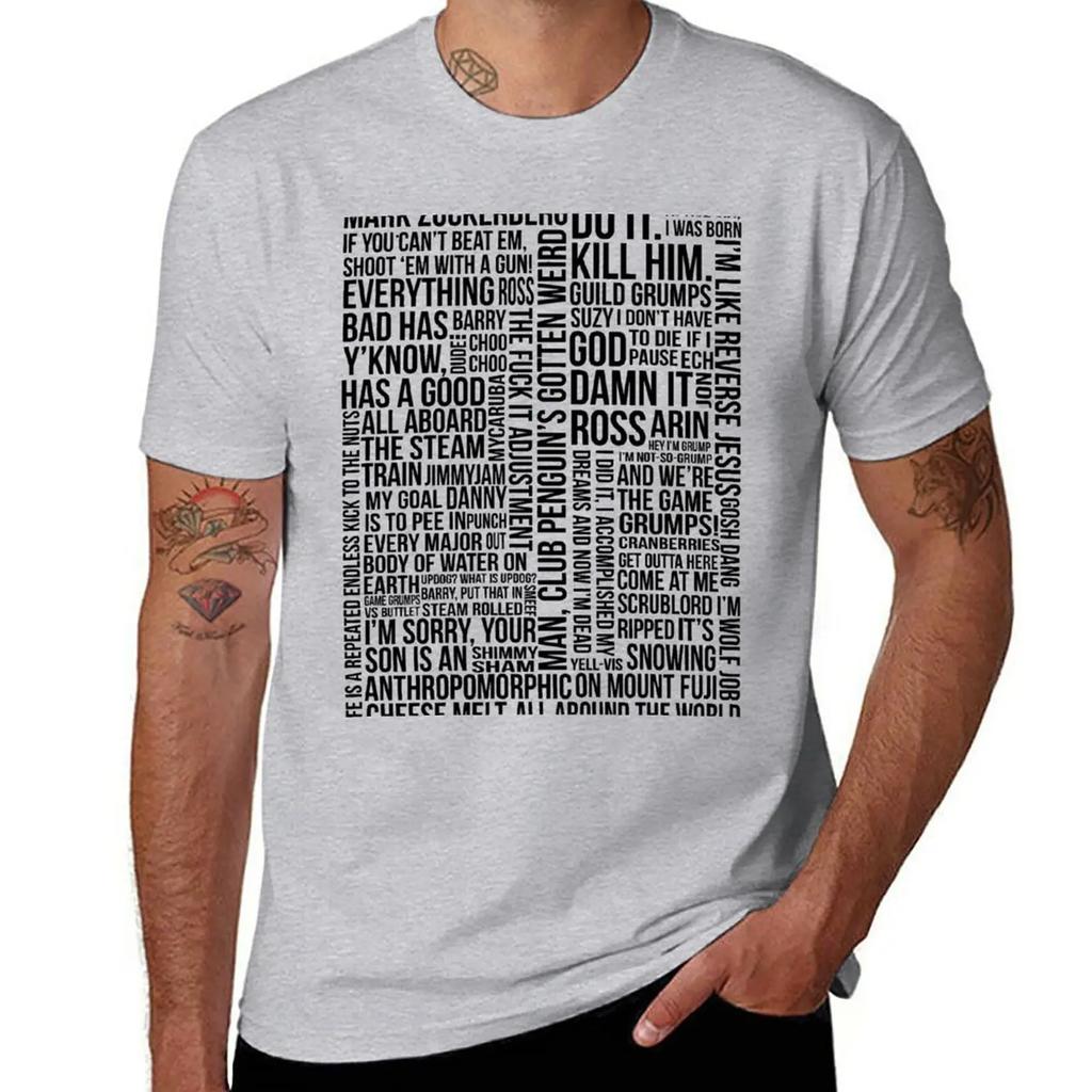 Game Grumps Quotes T-Shirt edition plus size tops vintage clothes clothes
