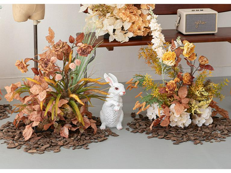 Retro Pastoral Artificial Autumn Flowers for Home, Hotel, Mall, and Outdoor Decor
