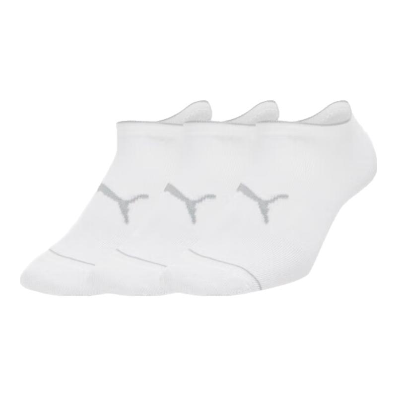PUMA Спортивные носки унисекс с влагоотводящими свойствами (3 пары) EU 35-38 белый