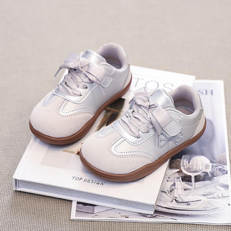 Kids Korean Style Casual White Sports Sneakers For Boys Girls