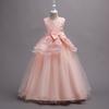 Little Girl Princess Wedding Gown Flower Girl Embroidered Long Dress