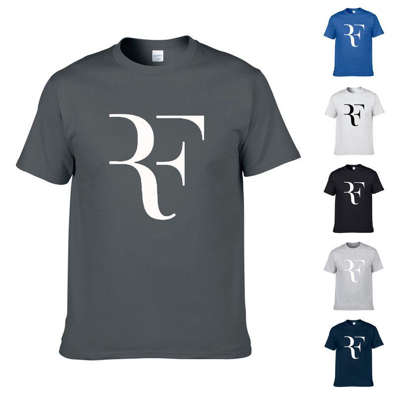 Roger Federer T-shirt Men Fashion Shirt Cotton Summer Classic Printed Tee Tops