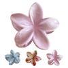 Hair Claw Flower Shape Stable Grip Summer Back Head Hair Clip Bright Color Non-Slip Shower Hair Claw Hair Accessories