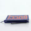 [Pre-Owned] Chinese New Year Collection Letter Print Zipper Leather Clutch - Unused #UXFZG6