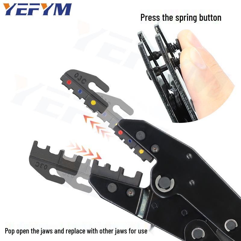YFX Multi-Functional Quick-Change Crimping Pliers Set for Terminals