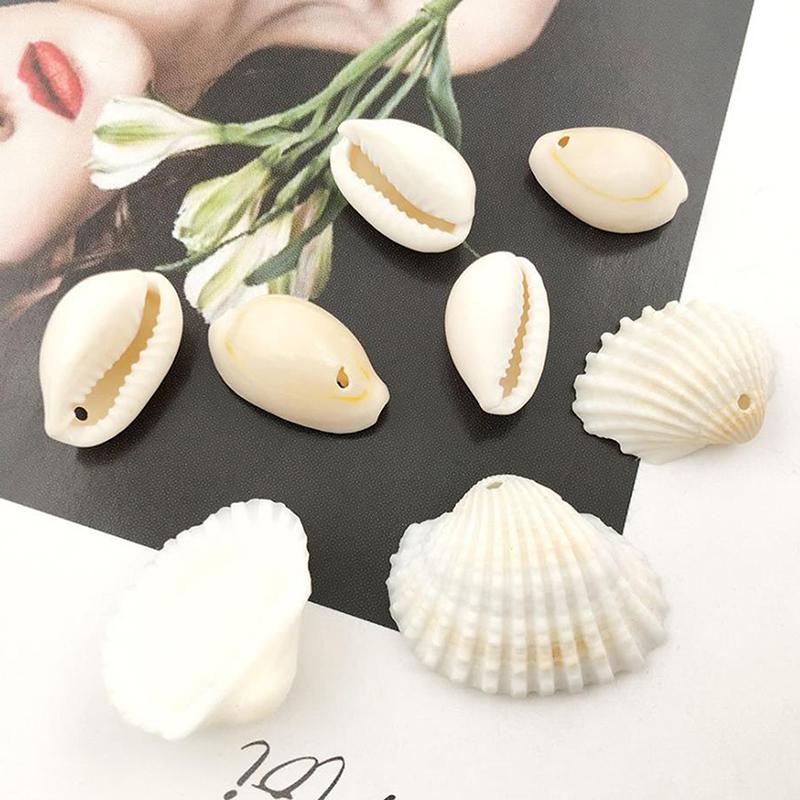 20pcs Natural Shell Conch Coquillage Bead Pendants Craft DIY Jewelry Making