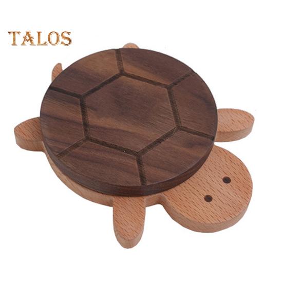 

Подставки под стаканы Turtle Coasters Set, нескользящий деревянный коврик для защиты стола, деревянные подставки ручной работы, впитывающие тепло и влагу, подставки под стаканы для напитков для офиса и дома Sets