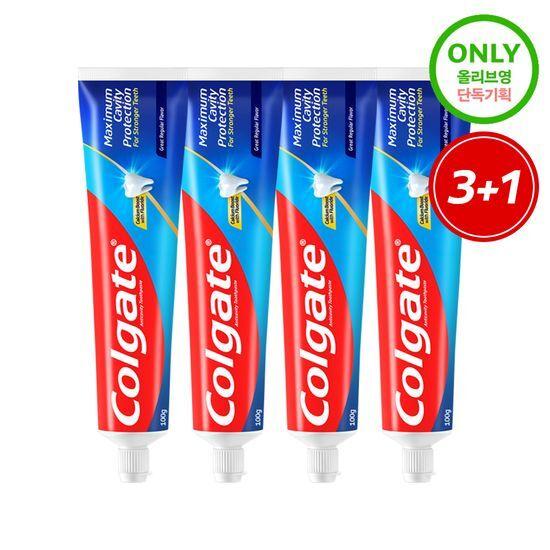Colgate Protection Toothpaste 100g (choose one of two types) (3 main products + 1 additional free)
