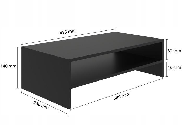 Podstawka Pod Monitor Z Półką Na Biurko Nadstawka Podnosi Ekran O 14 Cm
