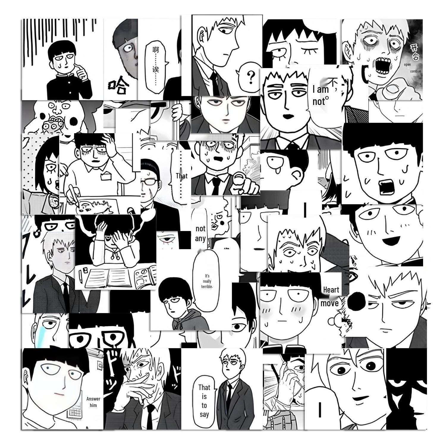 

80-Piece Black & White Emoji Sticker Pack – Waterproof, Fun Decoration for Journals & Phone Cases A011