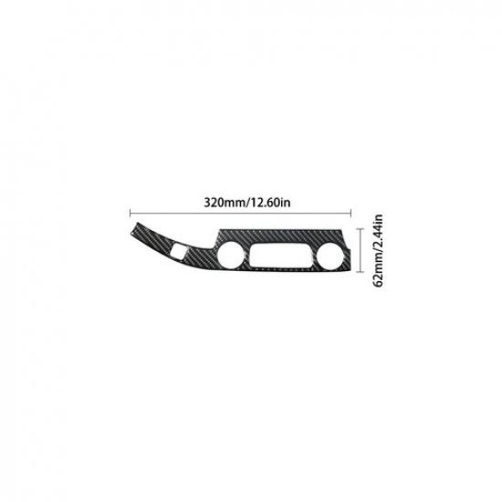 Carbon Fiber Interior Radio Control Cover Trim For Chevrolet Impala 2014-